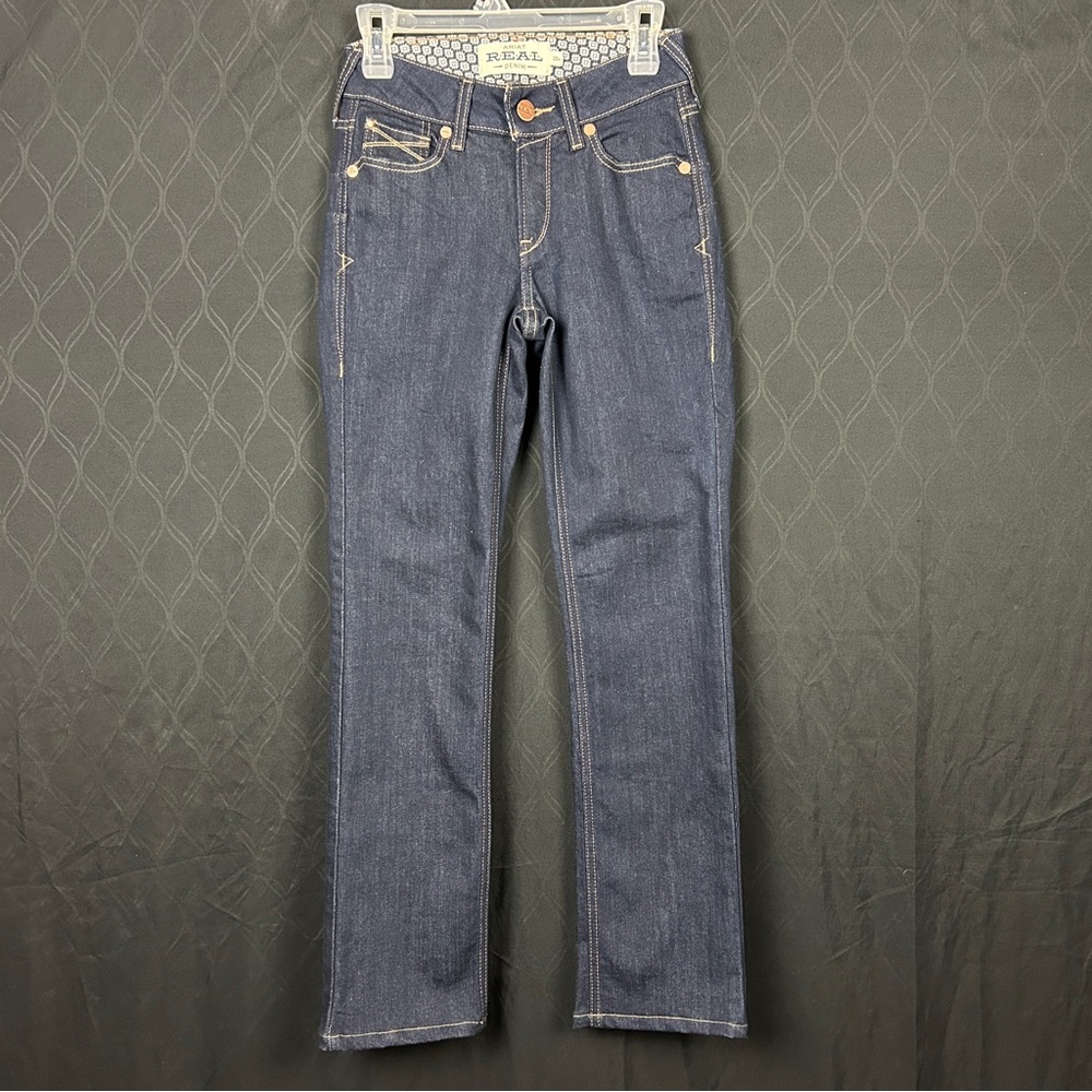Ariat Jeans Women’s Size 25 Real Perfect Rise Straight Mid Rise Western Cowboy